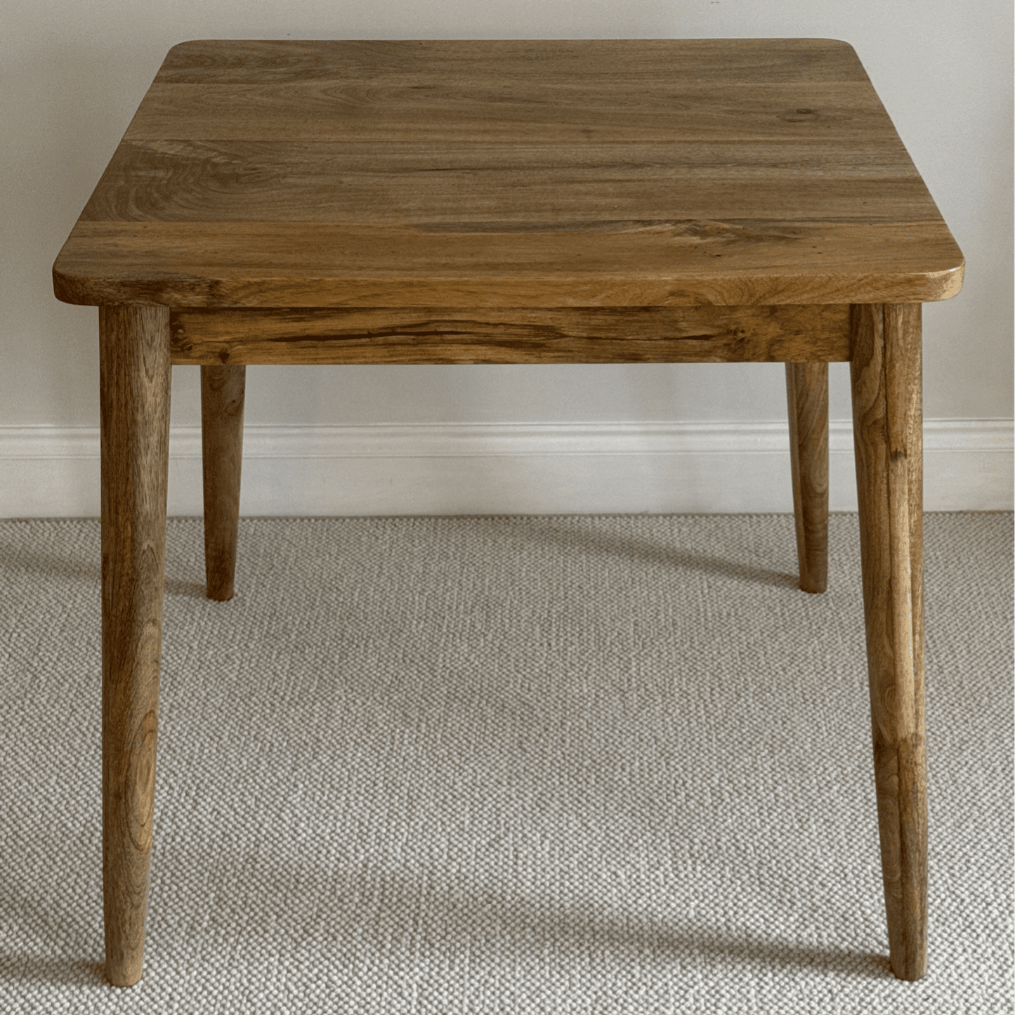 70 x 70cm Mango wood dining table