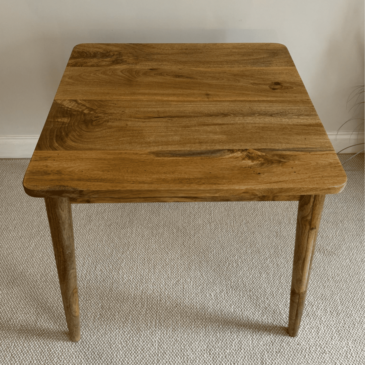 70 x 70cm Mango wood dining table