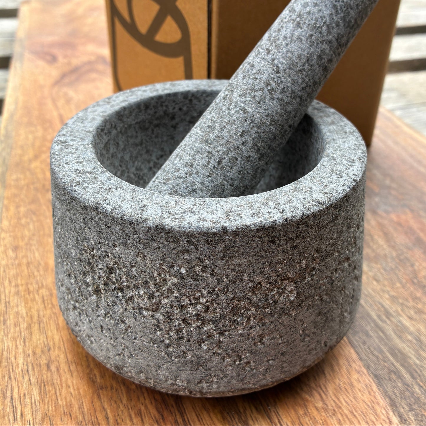 Granite pestle & mortar