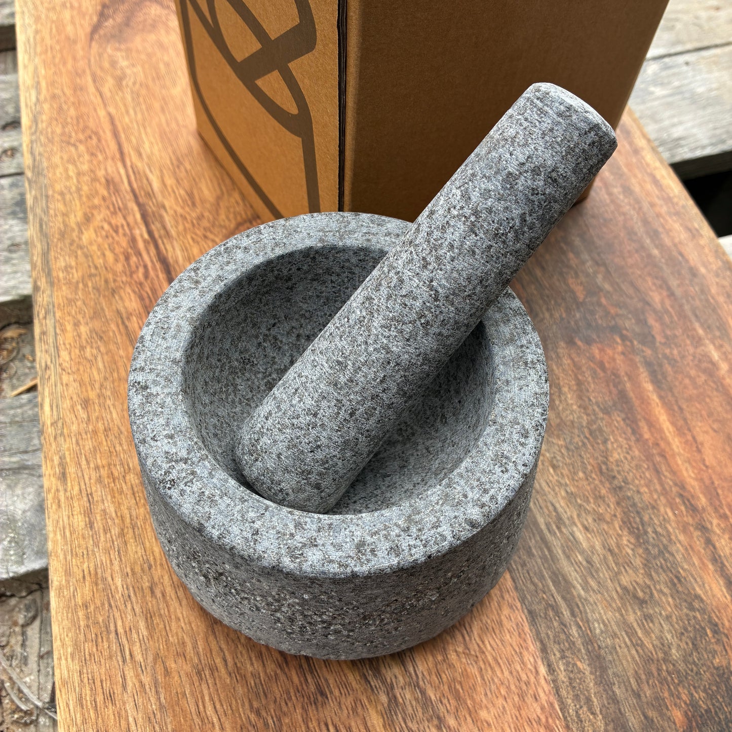 Granite pestle & mortar