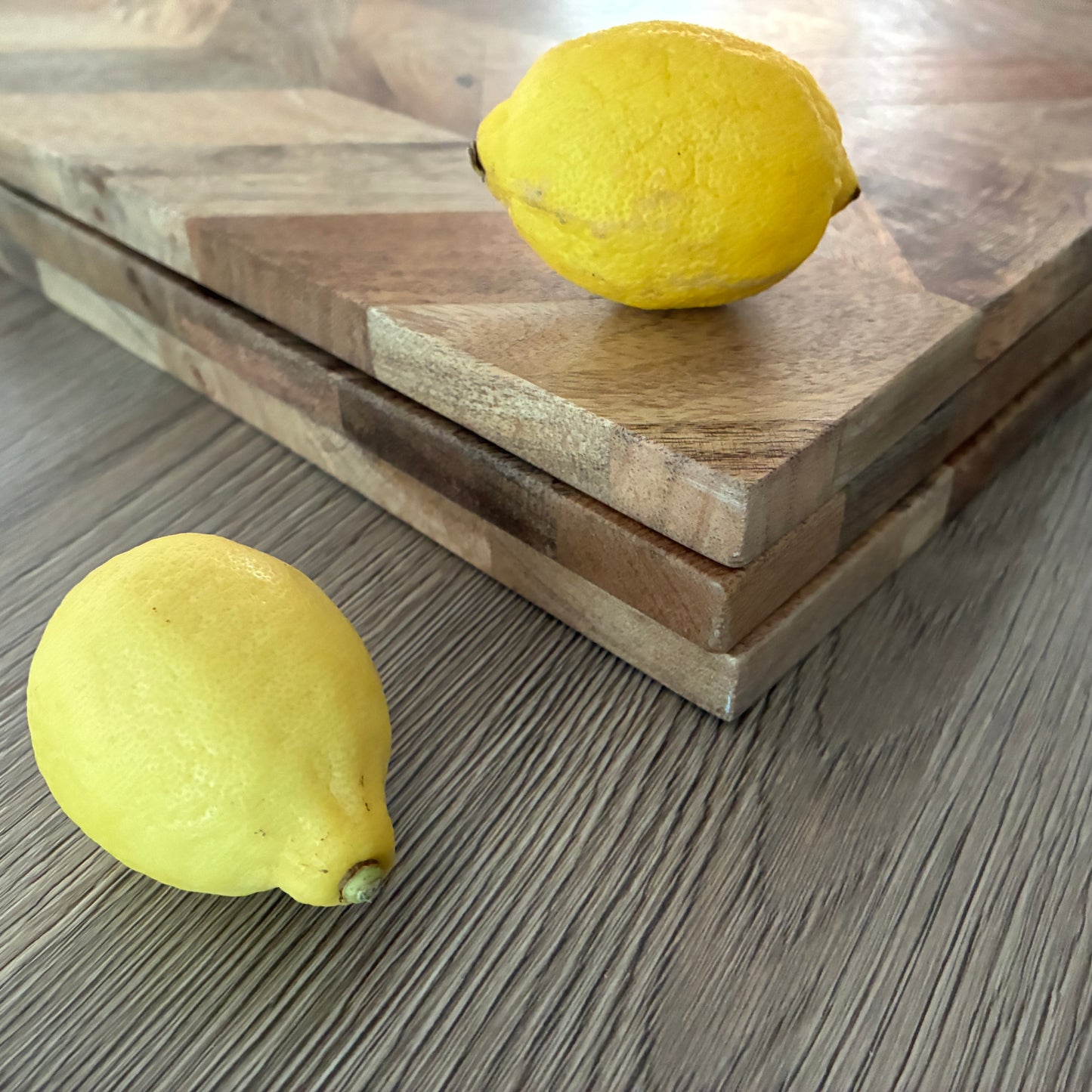 Parquet Mango wood mats - placemats & serving mats