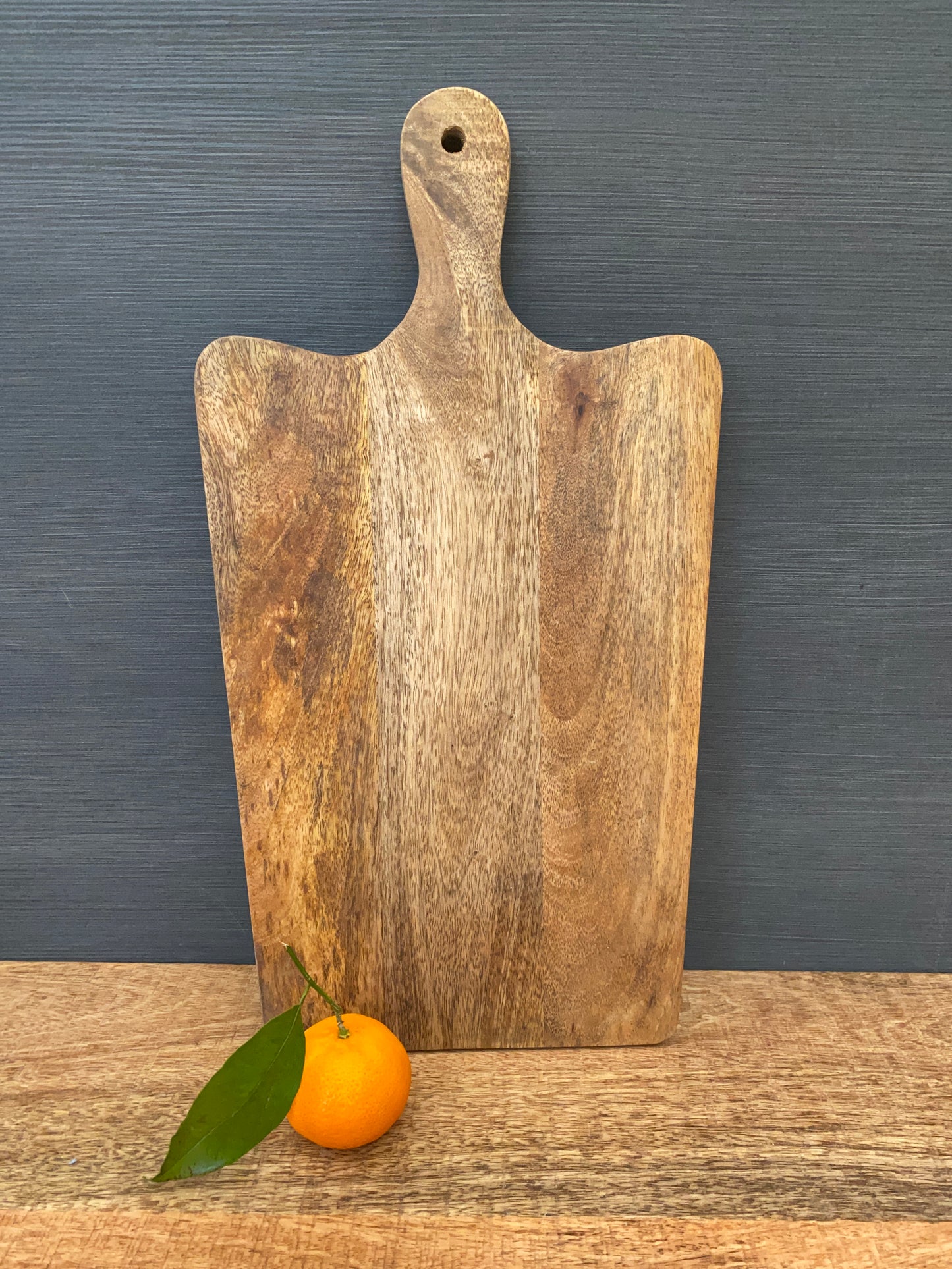 Solid Mango wood food serving paddle boards - Available in 3 sizes.