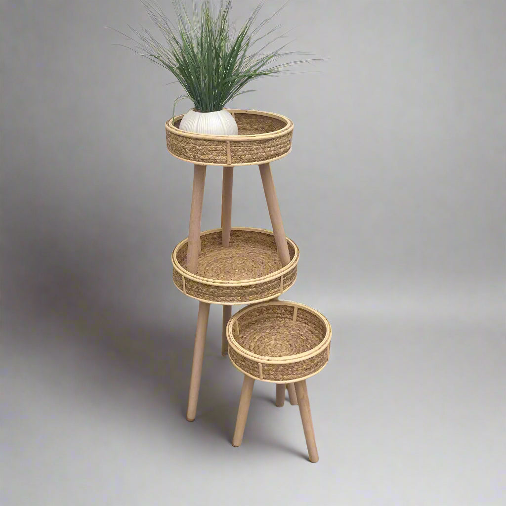 Water hyacinth plant stands. 3 sizes available. Plant on top.