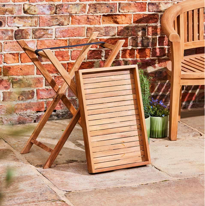 Butler tray with stand and tray