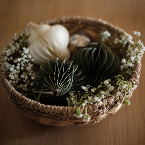 Woven seagrass and water hyacinth bowls - 3 sizes available
