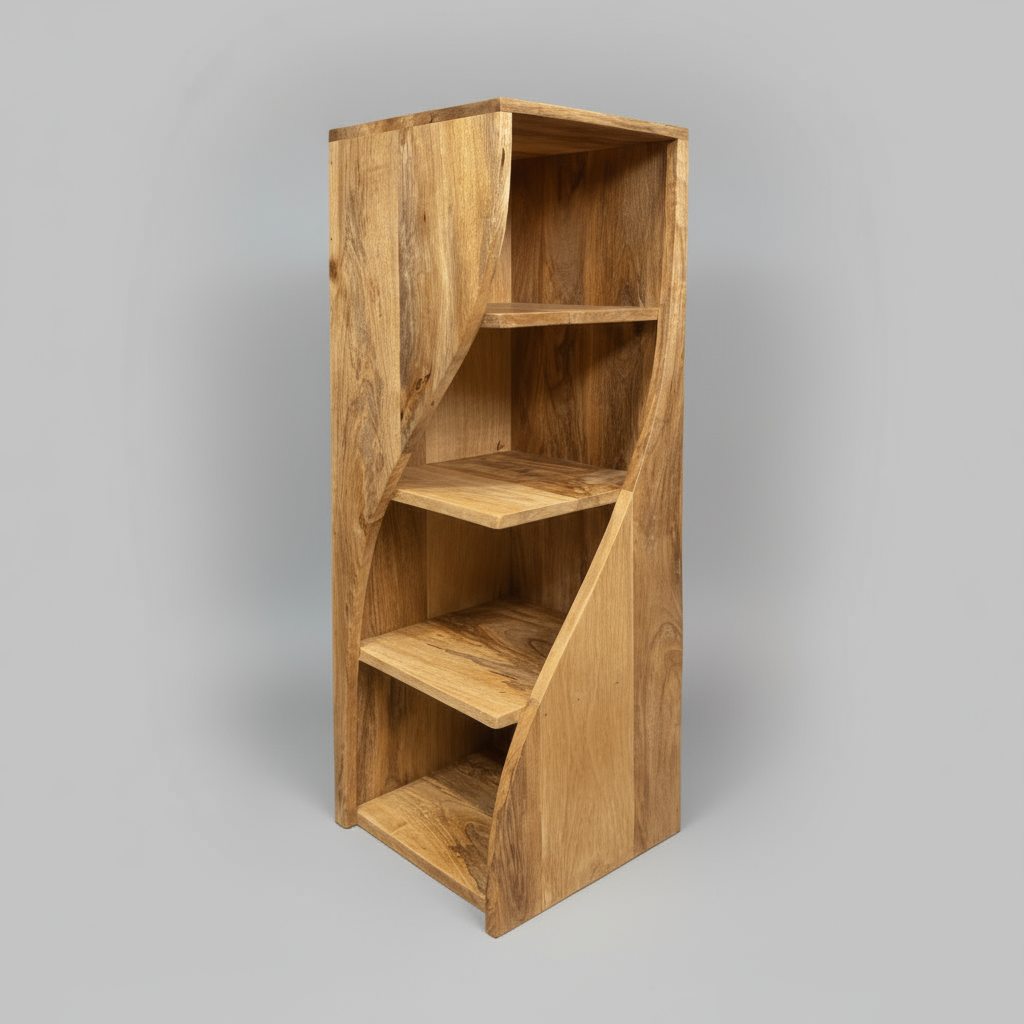 Medium twisted bookcase.