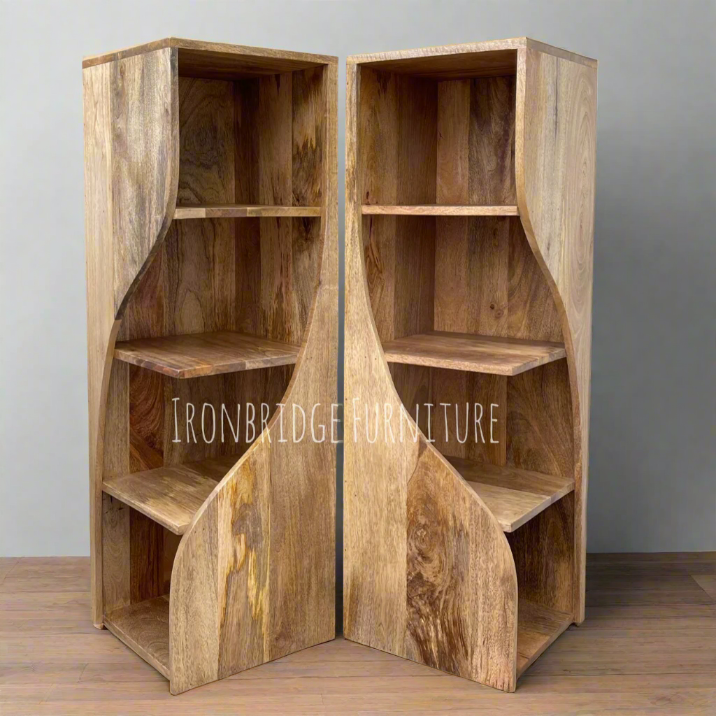 Large Twisted Bookcase.