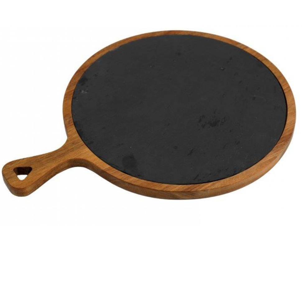 Acacia chalk board round