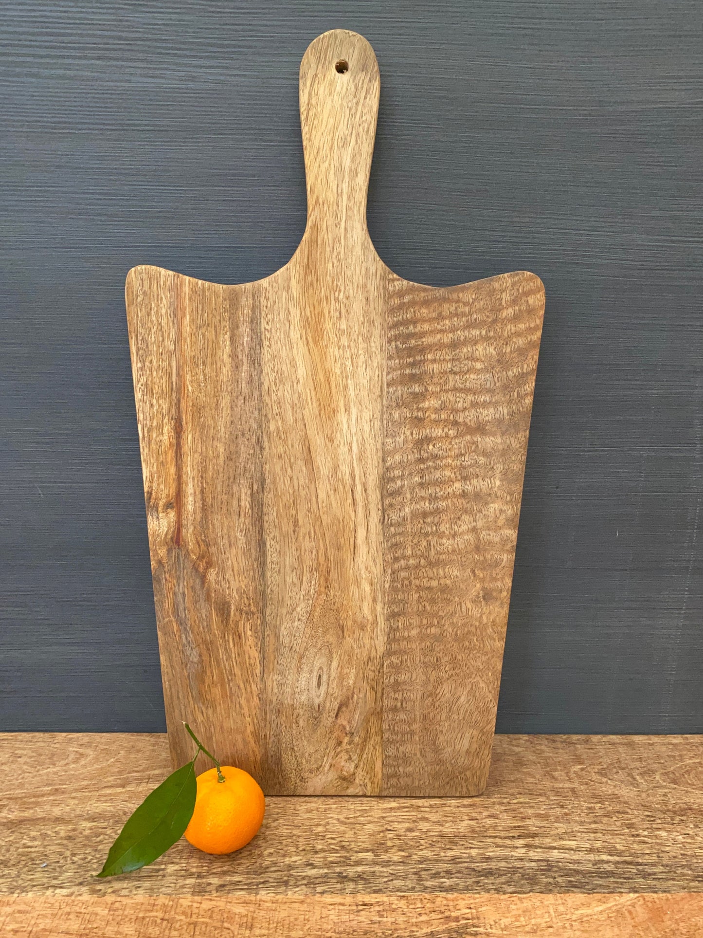 Solid Mango wood food serving paddle boards - Available in 3 sizes. Single board.
