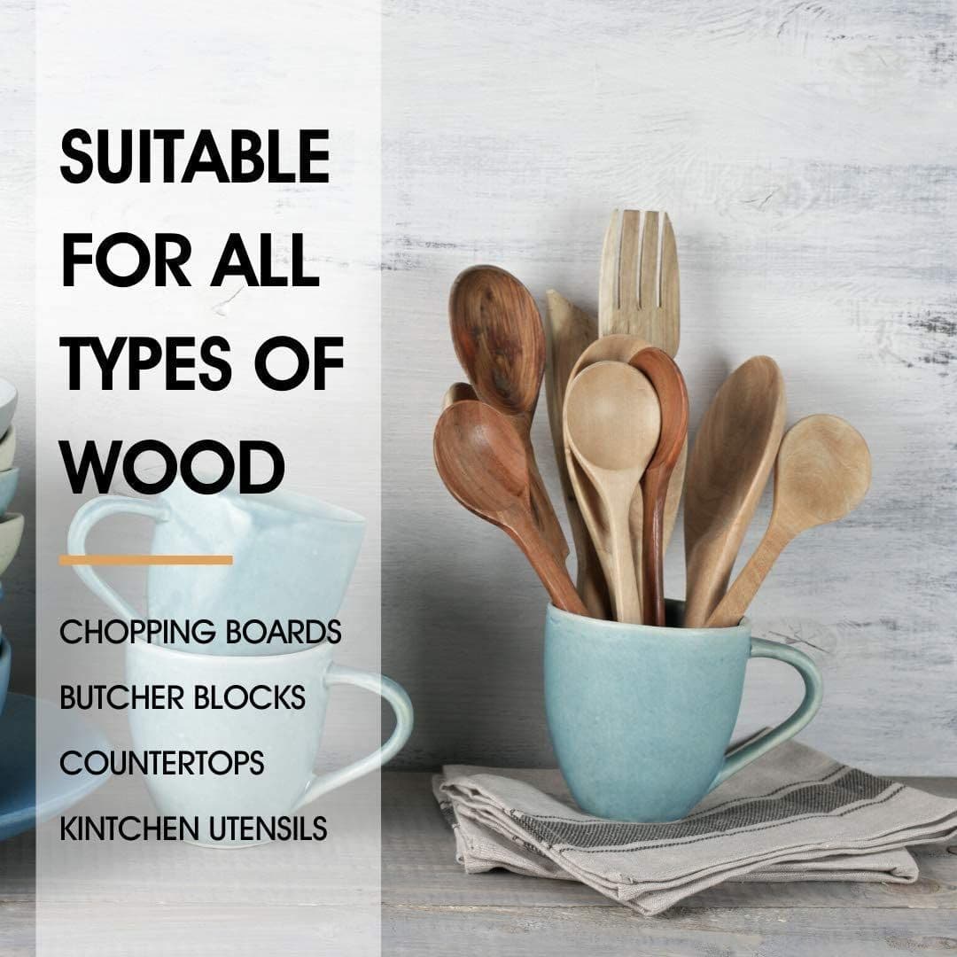 Advert for food safe oil for chopping boards