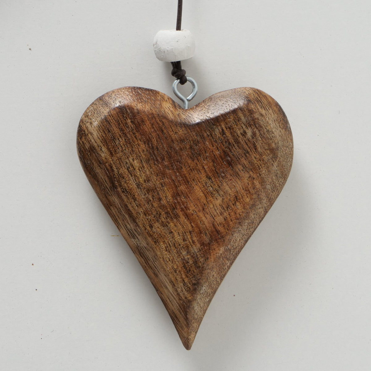 Solid Mango wood heart garlands. 2 Designs