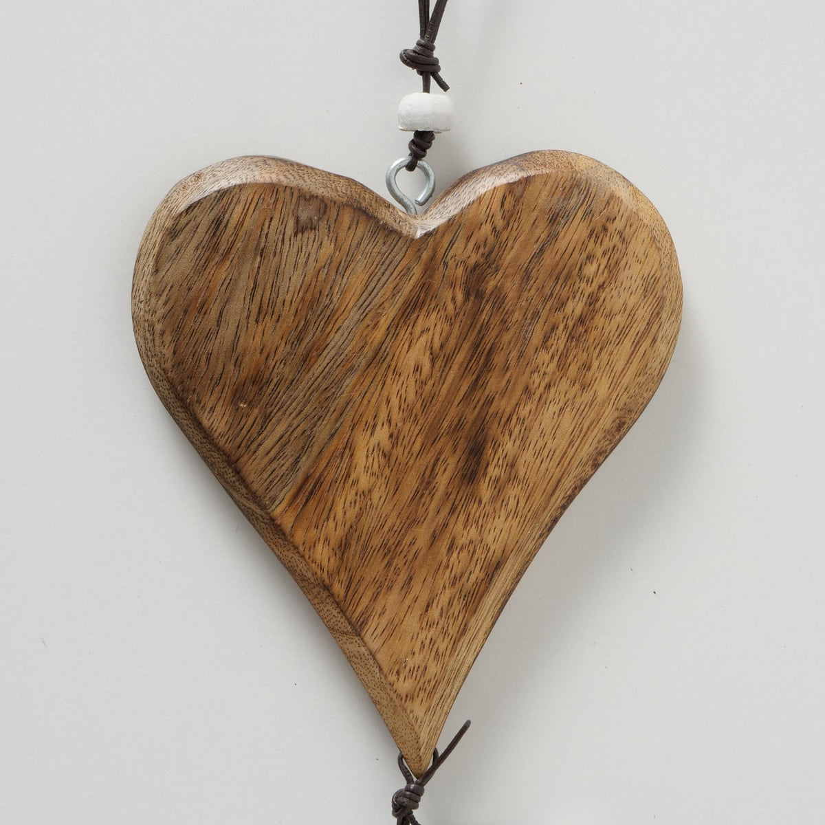 Solid Mango wood heart garlands. 2 Designs