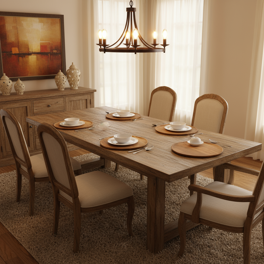 Wooden plate on a white background