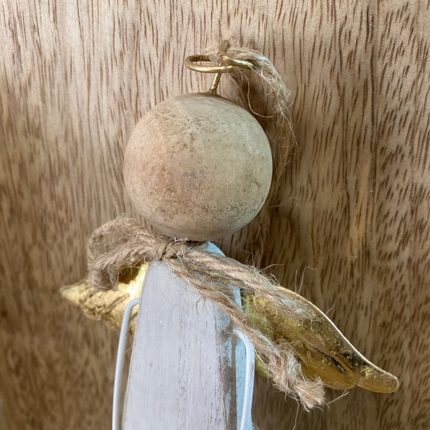 Close up of angel decoration