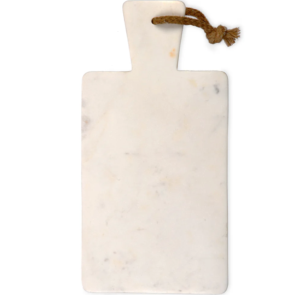 Marble chopping board - round or rectangular design. Rectangular design.