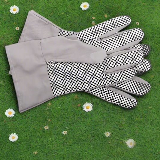 1x pair of classic garden potting gloves - cotton