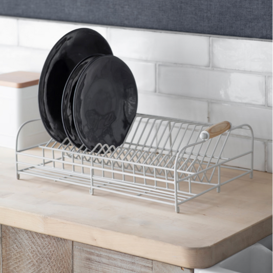 Classic wire dish rack - Chalk