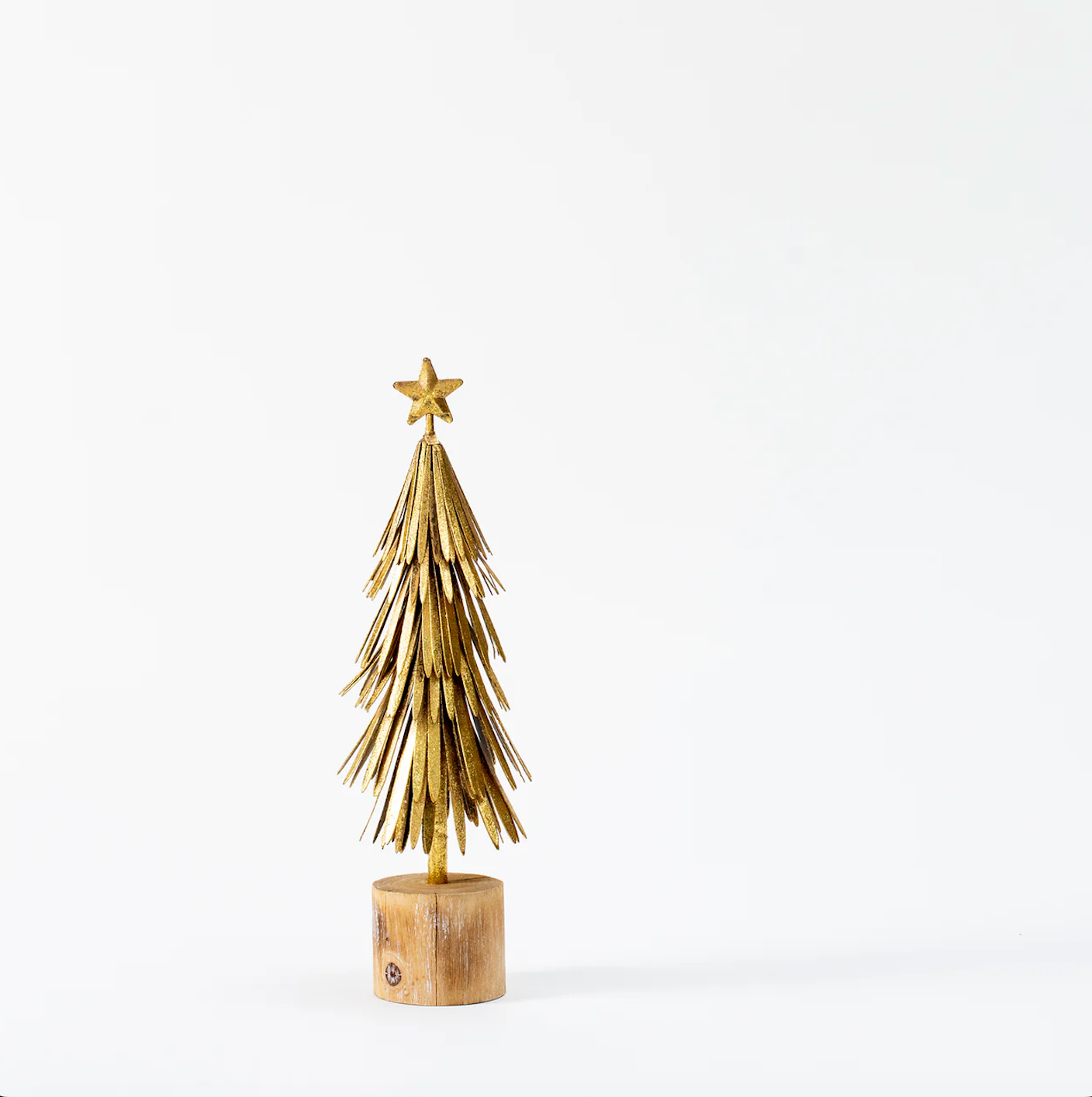 Golden christmas tree