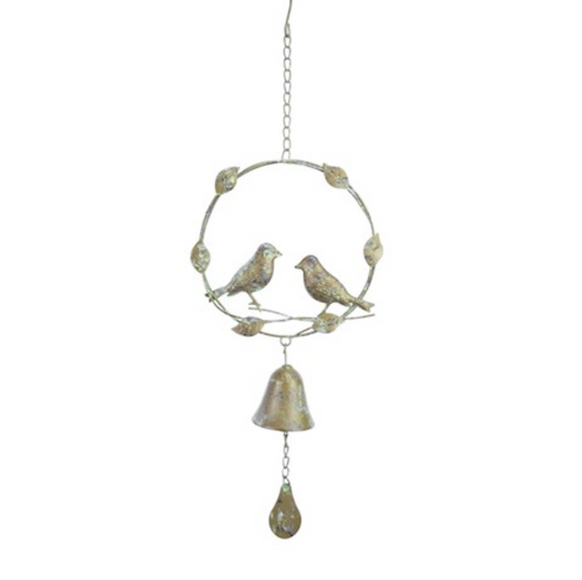 Hanging bird wind chime / bell.