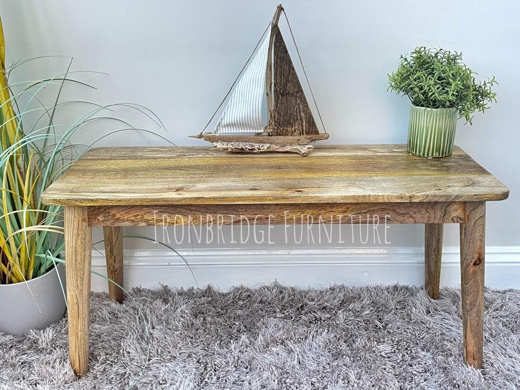 Mango 90cm bench / coffee table with props