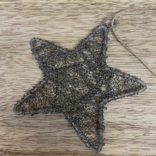 Hanging star decorations - video