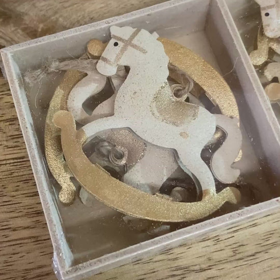 Decorative rocking horses - video